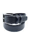 Men's Belt Leather Black