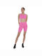 Body Action Women's Bike Legging High Waisted Pink