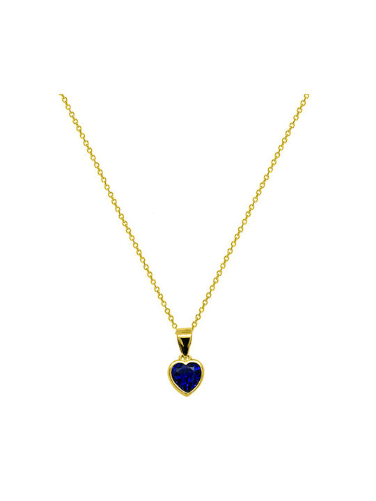 Silver plated gold plated heart necklace 925