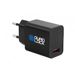 Quad Lock Φορτιστής Χωρίς Καλώδιο με Θύρα USB-A 18W Μαύρος (QLA-PWB-EU)