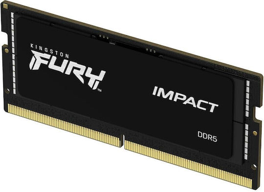 Kingston Fury Impact DDR5 με Module 1x8GB και Ταχύτητα 4800 για Laptop