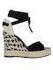 Tsakiris Mallas Mykonos Women's Suede Platform Shoes Black