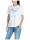 Replay Women's Oversized T-shirt White