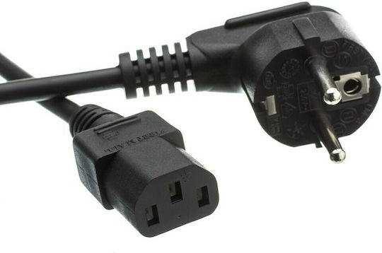 YUN Schuko - IEC C13 Power Cord 5m 3x0.75mm2 Black 02.005.0063