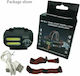 Rechargeable Headlamp LED Dual Function with Maximum Brightness 650lm BL-611 Black