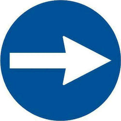 Infosign Sign Self-Adhesive "Direction Arrow" 16813 Φ11.5cm