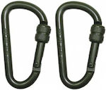 MFH D Lockable Carabiners 2pcs