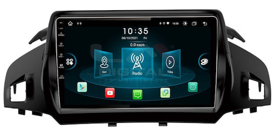 LM Digital Car Audio System for Ford Kuga / C-Max / Tourneo / Tourneo Courier 2013+ (Bluetooth/USB/AUX/WiFi/GPS/Apple-Carplay/Android-Auto) with Touch Screen 9"
