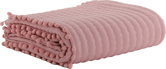 Nef-Nef Homeware Miracle Βρεφικό Κουβερλί Microfiber Ροζ 110x150cm