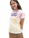 Vans Women's T-shirt Yellow/Pink