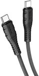 Hoco X67 Nano USB 2.0 Cable USB-C male - USB-C male Μαύρο 1m