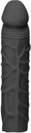 Shots RealRock Penis Sleeve Black 17cm