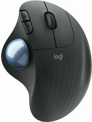 Logitech Ergo M575 for Business Ασύρματο Εργονομικό Bluetooth Ποντίκι Μαύρο