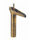 Poly-19111-4 Mixing Tall Waterfall Sink Faucet Gold