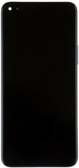 Honor Screen with Touch Mechanism and Frame for Honor 50 Lite (Blue)