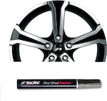 Simoni Racing Alloy Wheel Marker Στυλό Επιδιόρθωσης για Ζάντες Αυτοκινήτου Ανθρακί