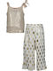 Kids' Set with Pants Summer 2pcs Gold