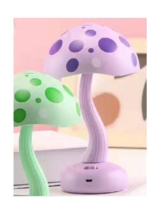 Kids Desk Lamp Mushroom Purple