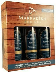 Marrakesh Men Travel Kit Σετ Περιποίησης Μαλλιών 3τμχ