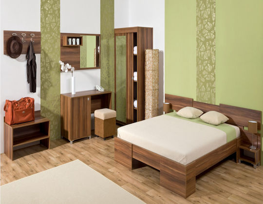 Genomax Schlafzimmermöbel-Set Honoloulou 160x190cm 8 Stück