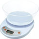 Arrango AB57123 Ψηφιακή Ζυγαριά Κουζίνας με Κάδο έως 5kg Λευκή