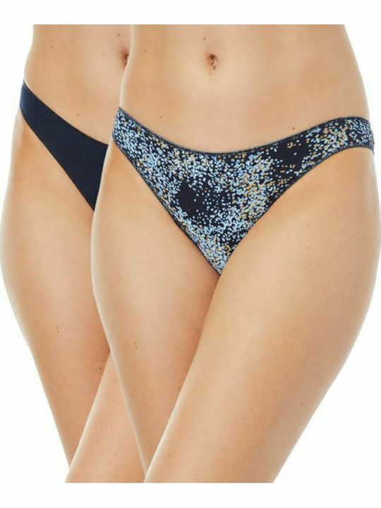 Minerva Fimelle Women's Slip 2Pack Marine
