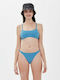 Set Bikini Μπουστάκι με Αφαιρούμενη Ενίσχυση & Brazil Γαλάζιο