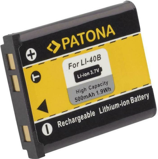Patona Μπαταρία Φωτογραφικής Μηχανής Li-40B / Li-42B 500mAh Συμβατή με Olympus