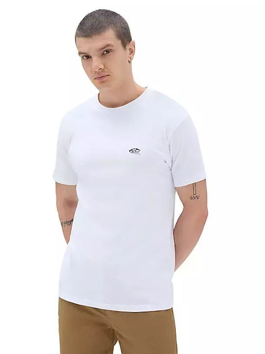 Vans T-shirt Bărbătesc cu Mânecă Scurtă Alb