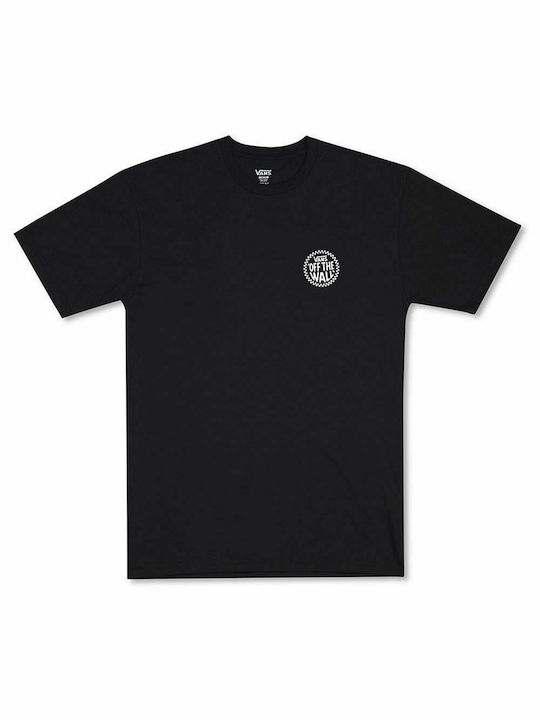 Vans Ανδρικό T-shirt Μαύρο με Λογότυπο 