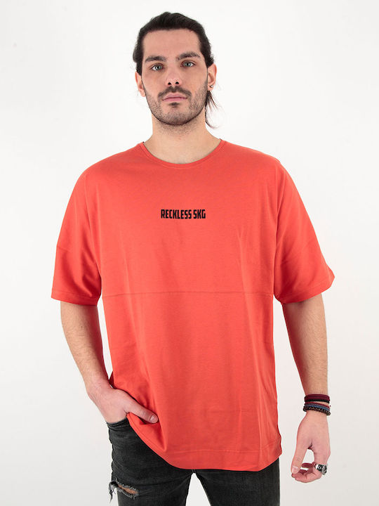 Reckless 3116O Short Sleeve T-shirt Orange