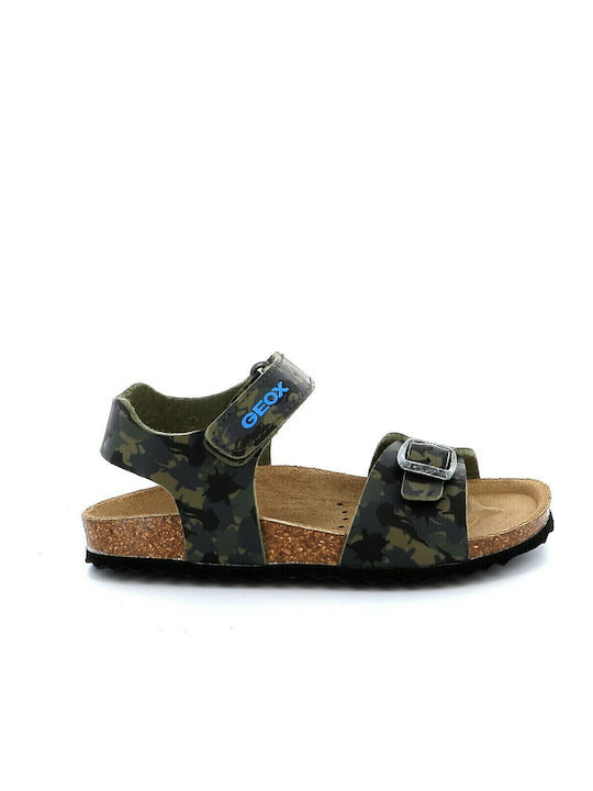 Geox Kinder Sandalen J Ghita Khaki