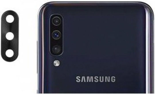 Τζαμάκι Κάμερας Type A Μαύρο για Galaxy A30s