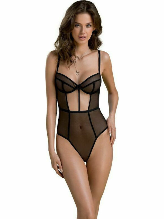 Passion Varella Bodysuit Sexy Cu Transparență