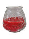 Sidirela Aromatic Candle in Jar with Pomegranate Scent 9.4x9.5cm