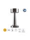 GloboStar Bella Metal Table Lamp LED with Silver Shade and Base