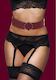 Shots Ouch Halo Waist Belt with Connector Sexy Accessories Burgundy