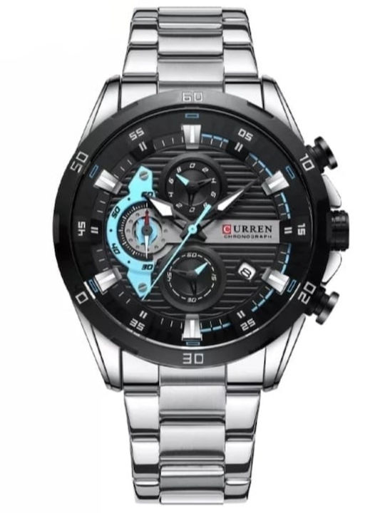 Curren Men's Watch 47mm Chronograph Battery wit...