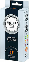 Mister Size Προφυλακτικά Extra Fine Size 57mm 10τμχ 57mm Natural