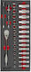Milwaukee Set Ratchet 3\8" 32pcs