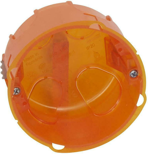 Legrand Platinum Eingebautes Elektrisches Gehäuse für Gipskarton in Orange Farbe