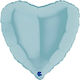 Balon Folie Inima Albastru 46buc Pastel Blue