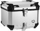 Coocase Мотоциклетна Куфар Алуминиева 45л Сребрист