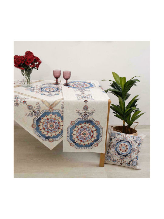 Sette Colori Sette Colori Dekorative Kissenbezug Morena Blau 45x45cm