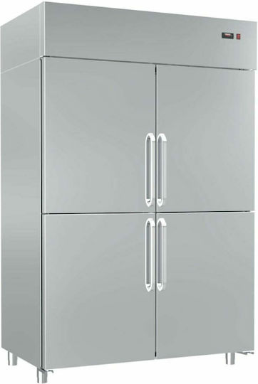 Dominox Комерсиален хладилник с 4 врати Д132xШ80xВ208см