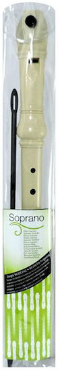 Maped Soprano Plastic Recorder Baroque White