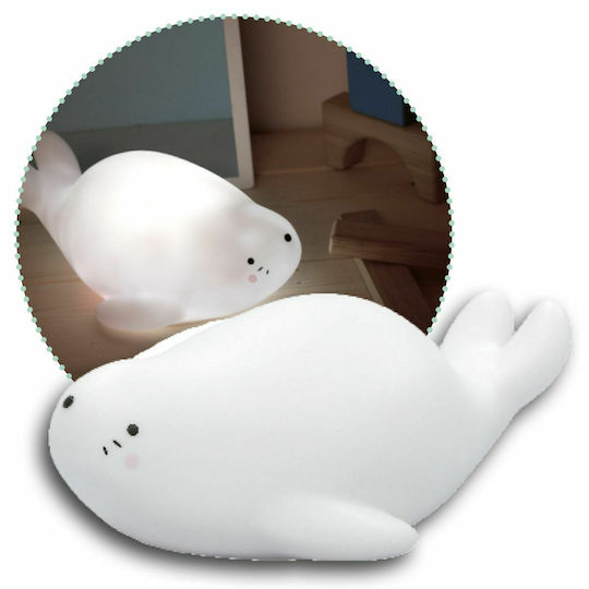 Reer LED Kinder Dekorative Lampe Lumilu Seal Weiß