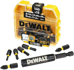 Dewalt Σετ 16 Μύτες Κατσαβιδιού Σταυρός / Torx / Torq