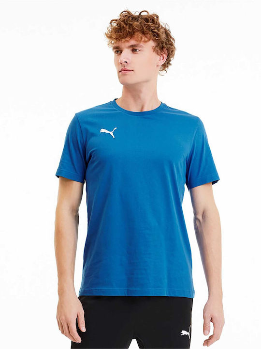 Puma Teamgoal 23 Men's Short Sleeve T-shirt Blue