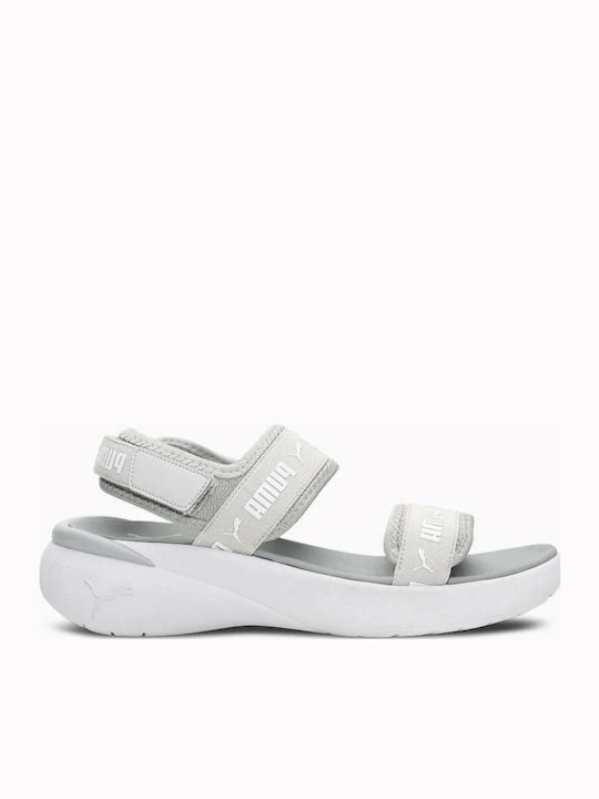 PUMA Women's Flat Sandals in Gray Color